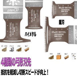 ONEFLAT TOOLS Professional Multi-Tool Replacement Blade Soft Case Set for Makita Hitachi Bosch Compatible for Professional (Quality is Different)