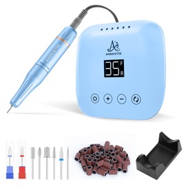 ANBEISTEE Professional Electric Nail Drill Bit 35000RPM Portable Nail File Set for Any Manicure Pedicure Ideal Nail Art Tools Designed for Salon Home Bla