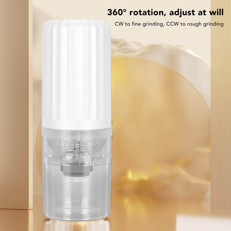 Portable Coffee Grinder Adjustable Thickness Travel Camping Electric USB Rechargeable