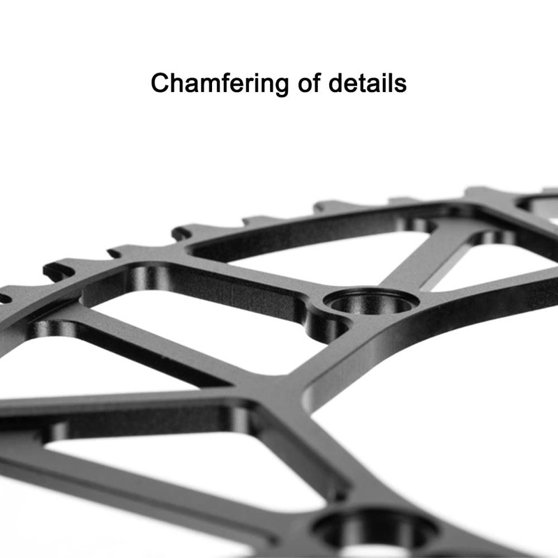 MiOYOOW 50/52/54/56/58T Bicycle Chain-Ring, Ultra-Light Narrow Wide Single Chain-Ring for