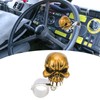Steering Wheel Spinner Knob Skull Shape Universal Power Handle for
