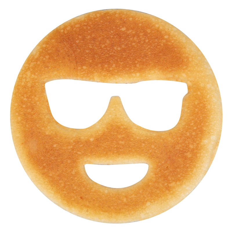Emoji Pancake Molds and Egg Rings (4 Pack) for Kids