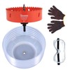 JIECHENG Carbide-Tipped 6 Inch Hole Saw with Dust Bowl for