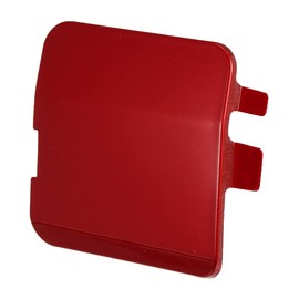 X AUTOHAUX Car Right Side Rear Bumper Tow Hook Cover Towing Eye Cap for Mazda CX-5 2017 2018 2019 2020 2021 KB8A50EK1BB Trailer Cap Red