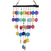 GURU SHOP Shell Mobile, Ethnic Wind Chime, Sun Catcher, Colourful,