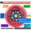 AOWISH Inline Skate Wheels 85A Outdoor Asphalt Formula Hockey Roller