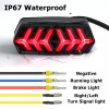 AUTOXBERT LED Tail Light Integrated with Turn Signal For MSX125/SF