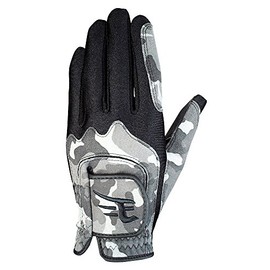 LEZAX Golf Gloves Tohoku Rakuten Golden Eagles One Size Golf Glove REGL-7659 Camouflage Gray x Black