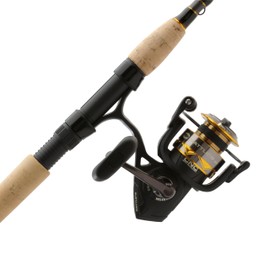 PENN 6'6" Battle IV Spinning Fishing Rod and Reel Combo Kit, 2000 Reel, CNC Gear Technology, Full Metal Body and Sideplate, HT-100 Drag System