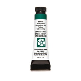 Daniel Smith 284610112 Extra Fine Watercolors Tube, 5ml, Viridian