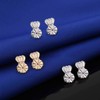3 Pairs Earring Lifters,8MM Hypoallergenic Earring Backs for Droopy Ears,Adjustable