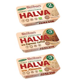 Wellbee's Honey Halva - Paleo & SCD Approved - No Additives, Refined-Sugar, or Artificial Sweeteners - 75g Each - 3 Pack (Assorted Flavors)…