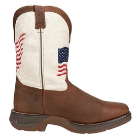 DURANGO DBT0234C Boots, Bay Brown and White, 13 US Unisex Little Kid