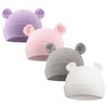 XIAOHAWANG Newborn Hospital Hat Preemie Boys Girls Beanie Cotton Bear