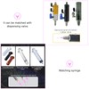 Elbow Blunt Tip Dispensing Needle: 100PCS 18G Dental Pre- Bent