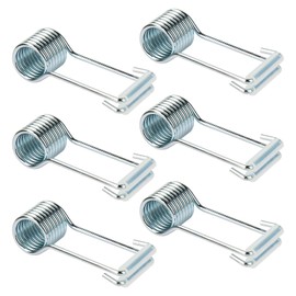 6 Pcs Butterfly Spring Hinge Door Closer, with Rubber Bumpers, Fits on Most Door Butt Hinge Pins