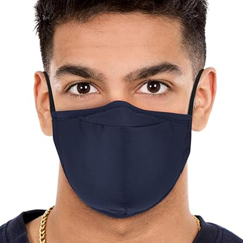 Cotton Face Masks, Pack of 4, Washable & Reusable, Filter