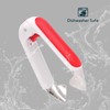 KITCHENDAO Strawberry Huller Corer Stem Remover with Safety Lock, Non-Slip