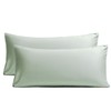 Simple&Opulence Bamboo Cushion Covers, Standard Size, Pillowcase with Envelope Closure,