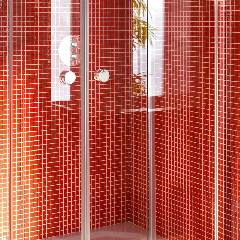 Glass Mosaic Tiles Red