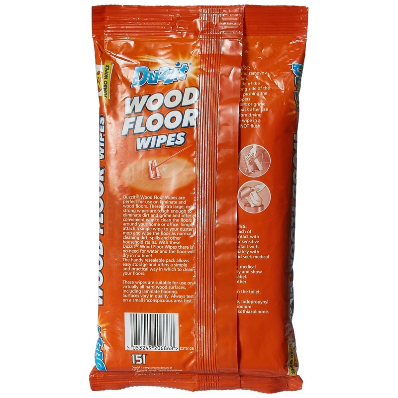 DUZZIT Wood Floor Wipes PK24