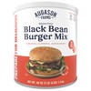 Augason Farms Black Bean Burger Mix Can, Certified Gluten Free,