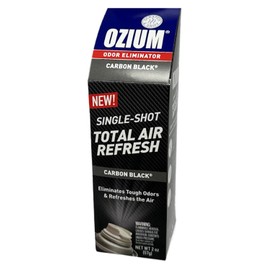 Ozium Air Sanitizer, 2 oz Car Fogger: Single-Shot Smoke Odor Eliminator & Car Air Freshener (Carbon Black, 1 Pack)