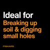 Fiskars Eco Trowel with Curved Spade, Ergonomic Handle, UV Resistance,