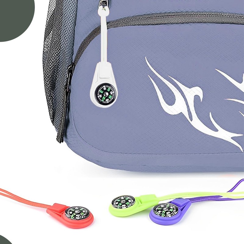 UYVPAER Pack of 8 Multicolour Mini Survival Compass Outdoor Compass
