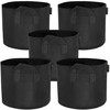 FiveSeasonStuff 5 Gallon Grow Bags Upgraded Heavy Duty Handles, 5