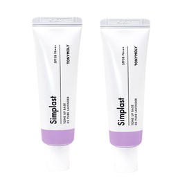 Tony Moly Simple Last Tone Up Base (No. 02 Lavender, 2) / 토니모리 심플라스트 톤업 베이스 (02호 라벤더 2개)