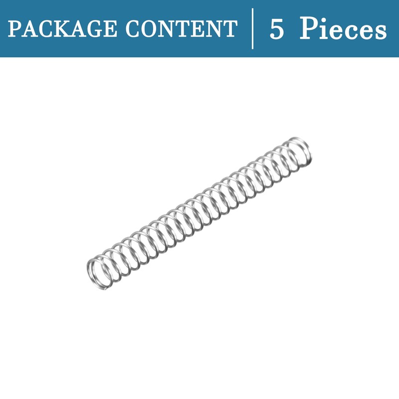 QUARKZMAN Small Compression Spring x 5 Pieces Spring Steel Tension