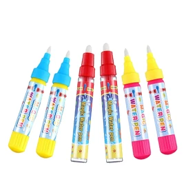 Drawing Sheet Pens, Set of 3/6, Drawing Toy, Kids, Drawing with Water, Educational Toy, Water, Coloring, Birthday Gift, Dedicated Pens (6 Pack)