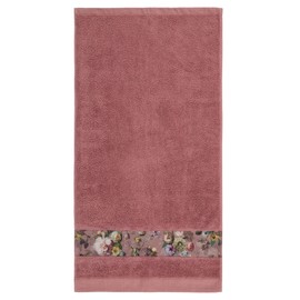 ESSENZA Fleur Dusty Rose Hand Towel 60 x 110 cm 97% Cotton 3% Polyester Flowers Peony Tulips