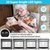 Rechargeable 5X Magnifying Glass for Reading, Large Bright Full Page