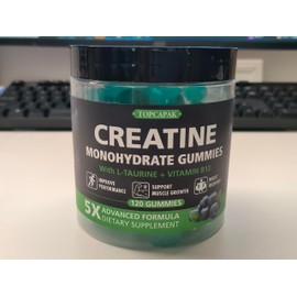 TOPCAPAK Blueberry Creatine Monohydrate Gummies