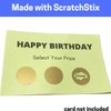 Scratch Off Stickers 6 Sheet