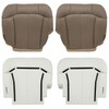 NLQR Driver and Passenger Side Bottom Replacement Seat Covers Tan