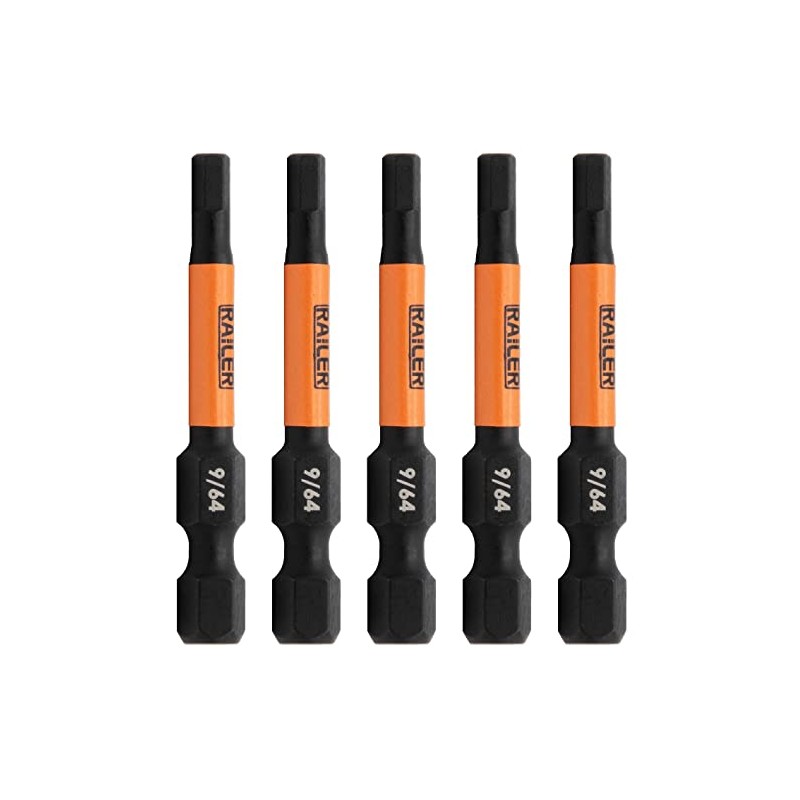Hex 9/64" Impact Driver Bit - Railer Allen Wrench Drill