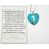 Kintsugi Large 1" Turquoise Howlite Broken Heart Mended with 23