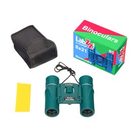 Levenhuk LabZZ B5 Compact Foldable Binoculars for Children with 8x Magnification and High Quality Fully Coated BK-7 Optics Blue
