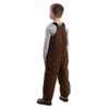 Berne Youth Softstone Insulated Bib Overall, Small Regular, Bark