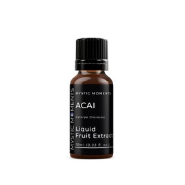 Mystic Moments | Acai - Liquid Fruit Extract 10ml | Perfect for Skin Care, Creams, Lotions and DIY Beauty Products Vegan GMO Free