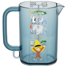 Skater MMC1 Measuring Cup, 16.9 fl oz (500 ml), Curious George ZOO