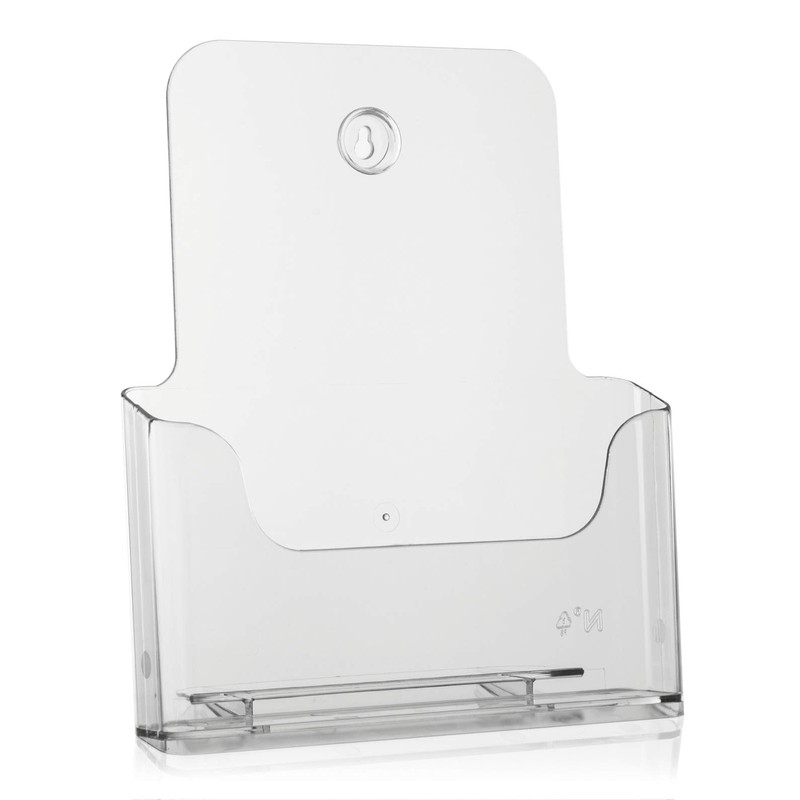 Vitadis Plays® A4 Leaflet Holder/Magazine Rack, Transparent (Ne)