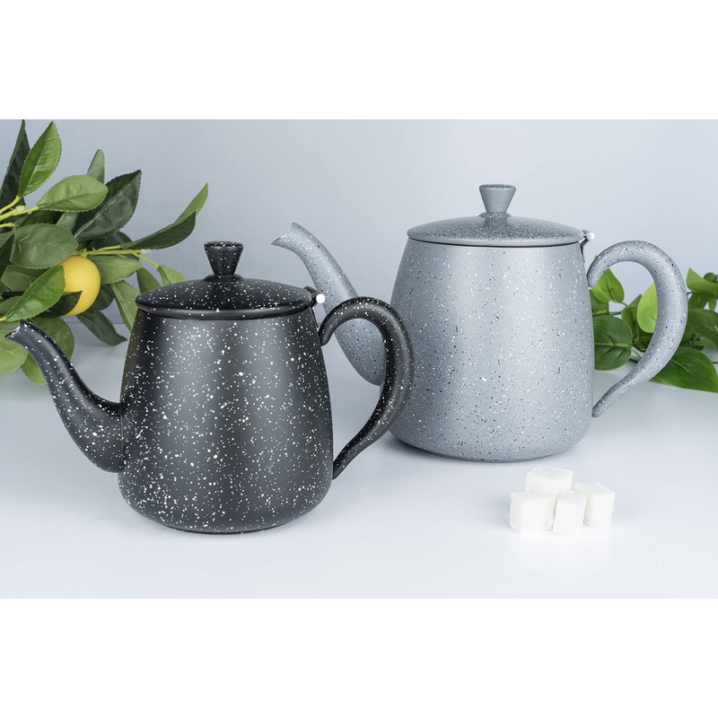 Café Olé PT-048BG Premium 48oz 1.35L Teapot Made of High-Quality