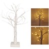 Lighted Birch Tree Adjustable Branches Stable Bottom Birch Tree with