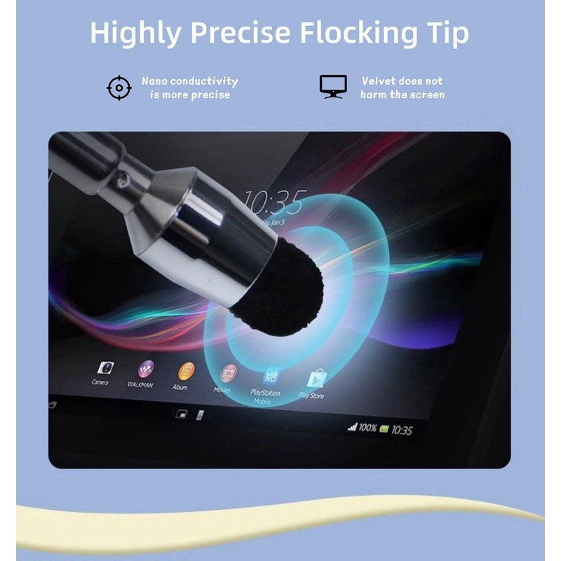 Universal Telescopic Stylus Pen for Touch Screens,Retractable Pointer Stick &