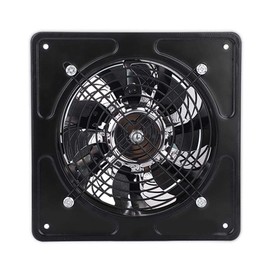 Extractor Montado en la Pared, Extractor de BañO de Bajo Ruido 40W 220V, Extractor de VentilacióN para áTico/Cobertizo/Garaje/Cocina(Negro)