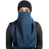 MyBatua Mitad Niqab larga nariz en Georgette transpirable, precio al